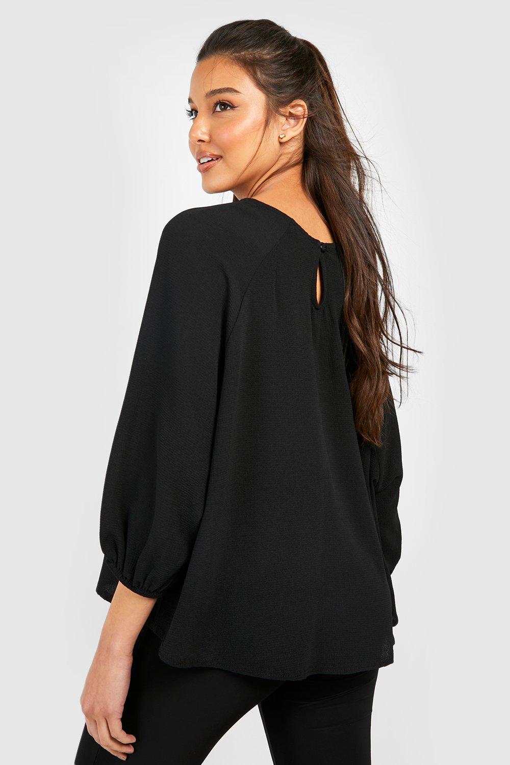 Black store batwing blouse