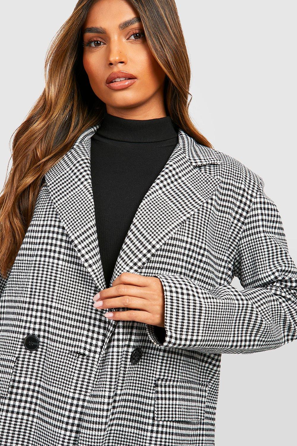 Dog tooth hot sale check jacket