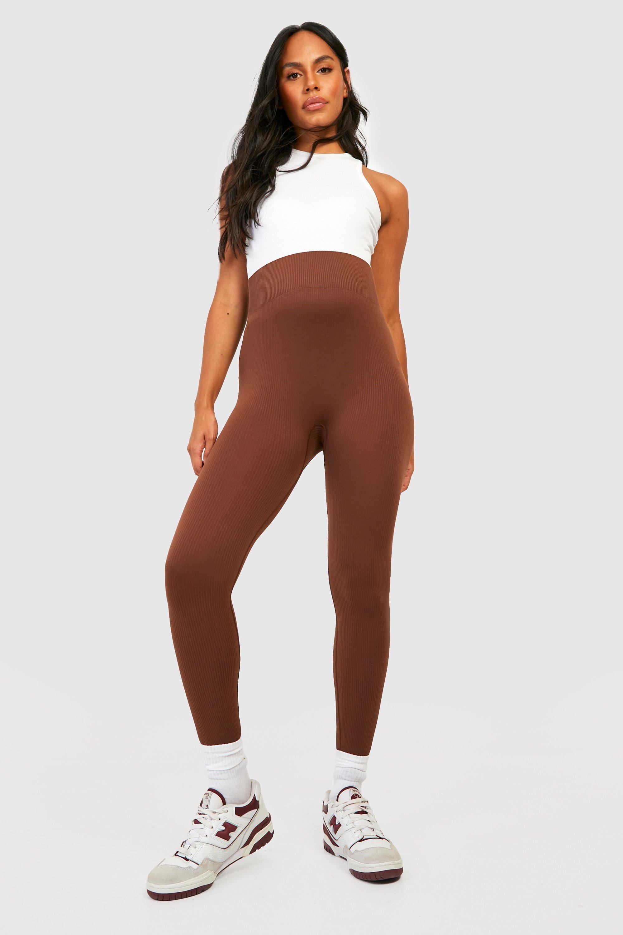 Maternit Legging de grossesse c tel sans coutures boohoo