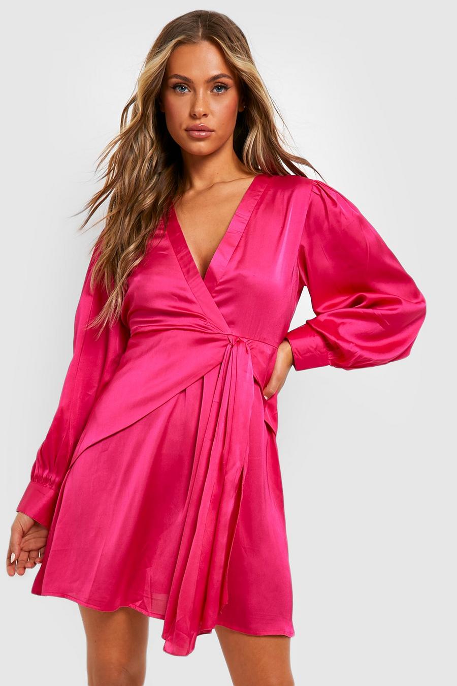 Robe patineuse, Hot pink image number 1