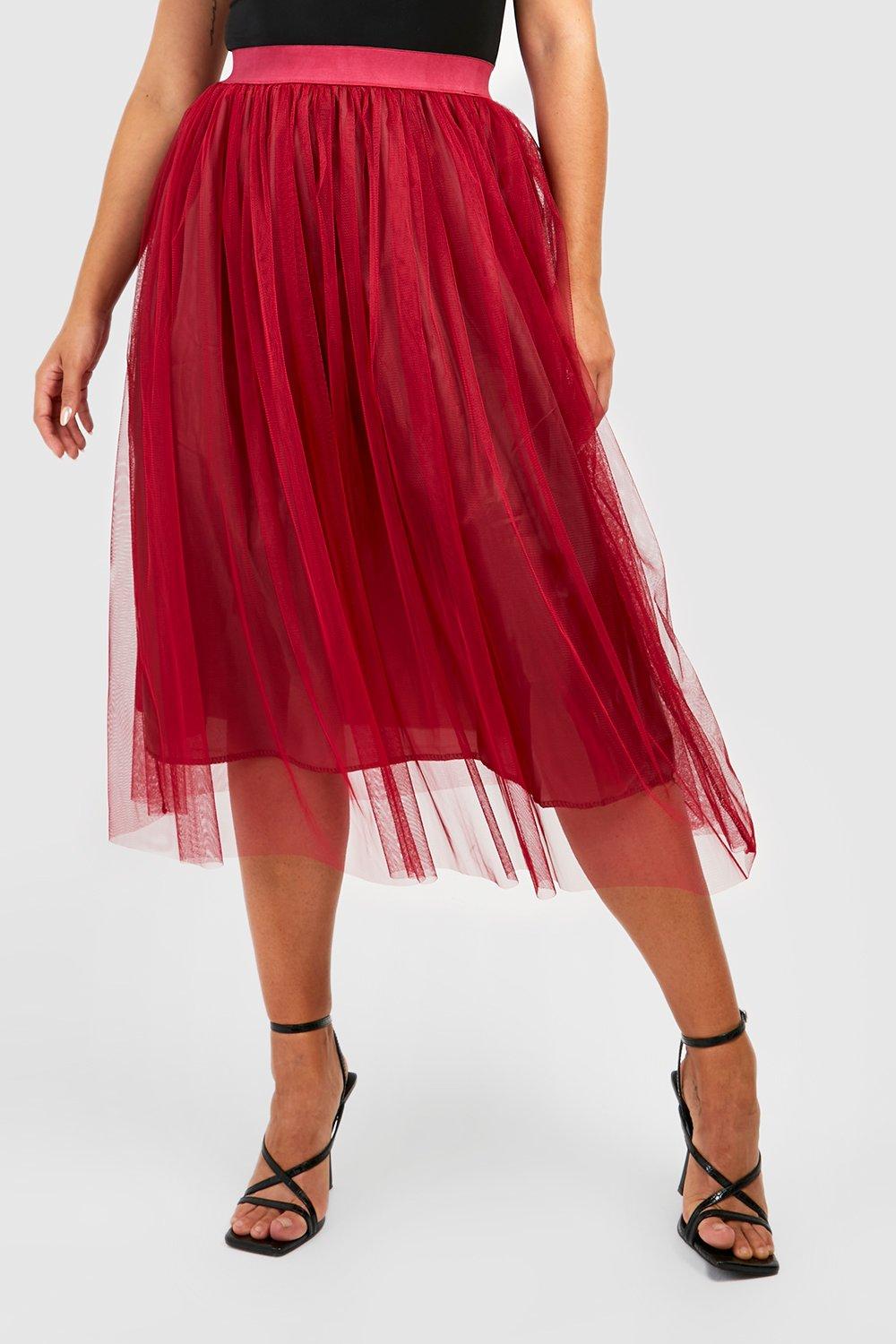 Tulle skirt outlet boohoo