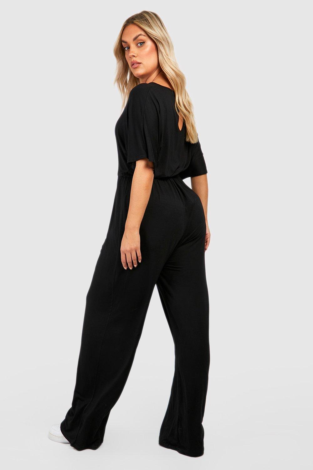 Plus Basic Jersey Jumpsuit