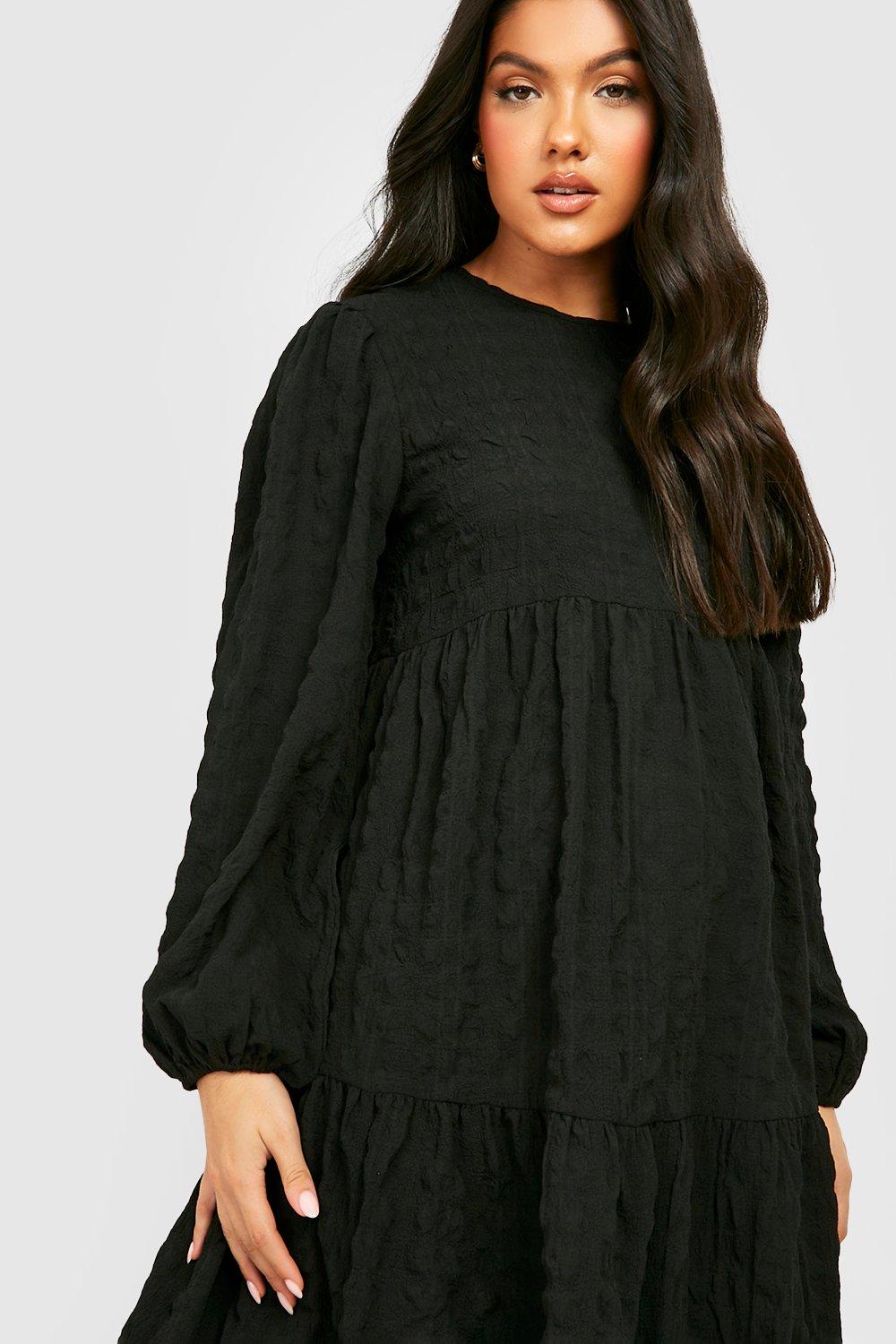 Boohoo maternity sale smock dress