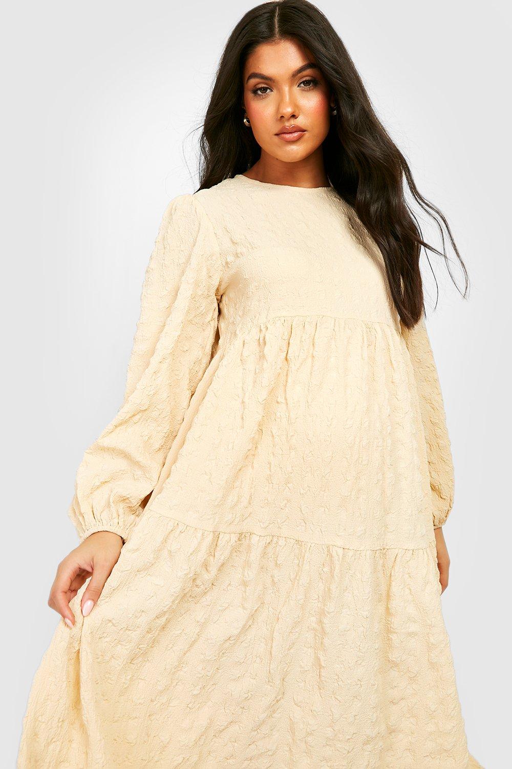 Boohoo maternity cheap smock dress