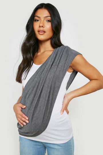 Maternity Nursing Shawl charcoal