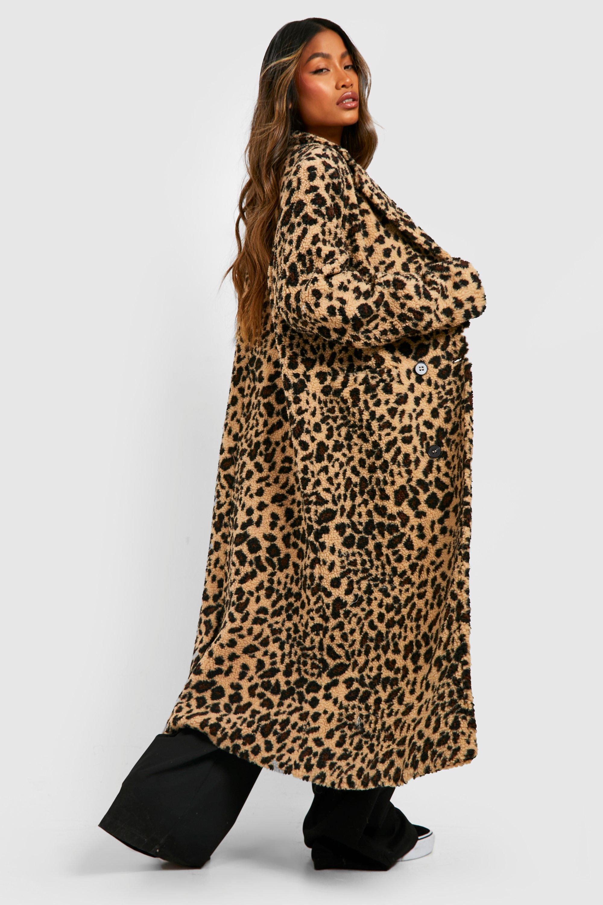 Full length leopard clearance coat