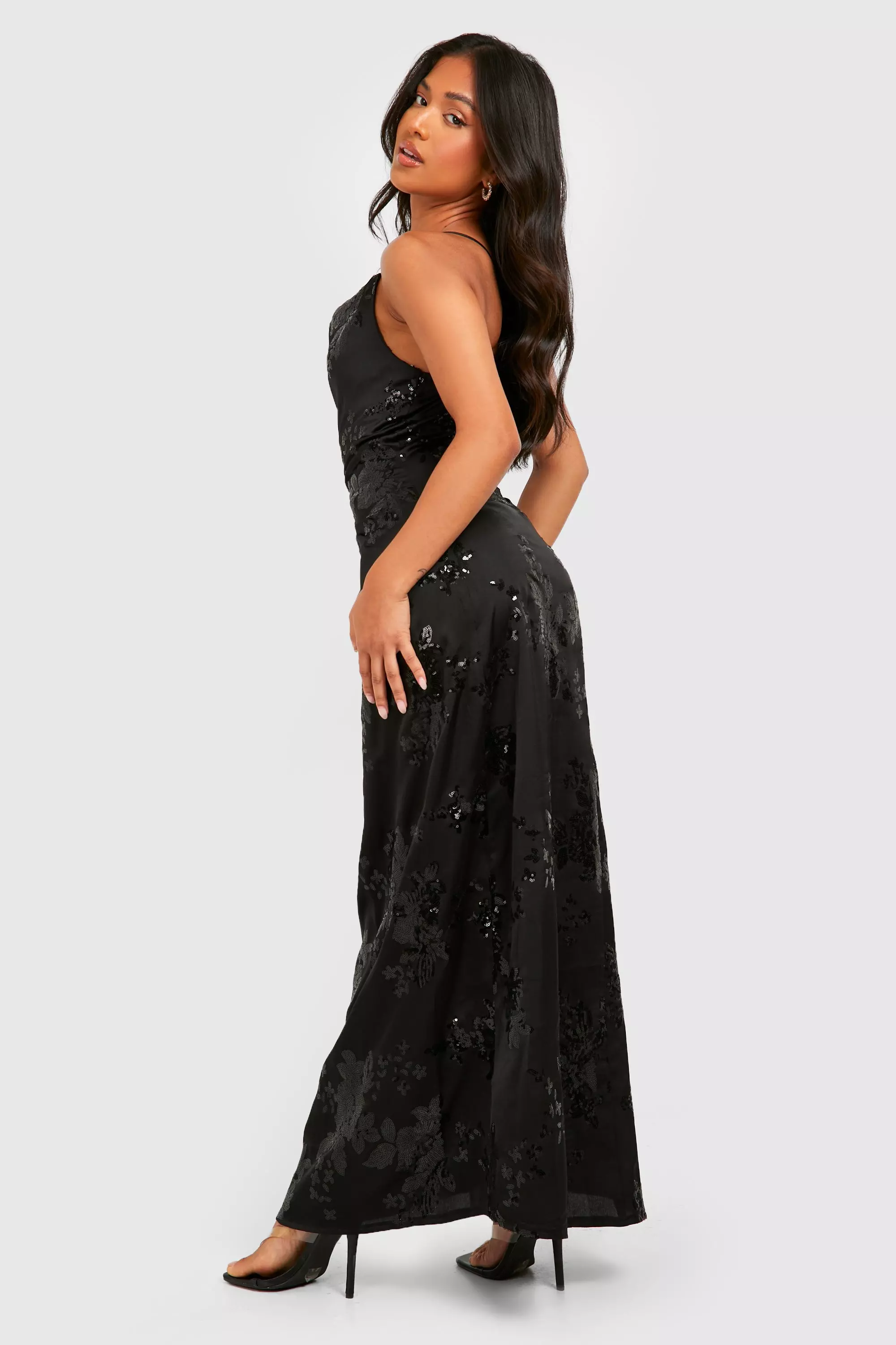 Sequin maxi shop dress petite