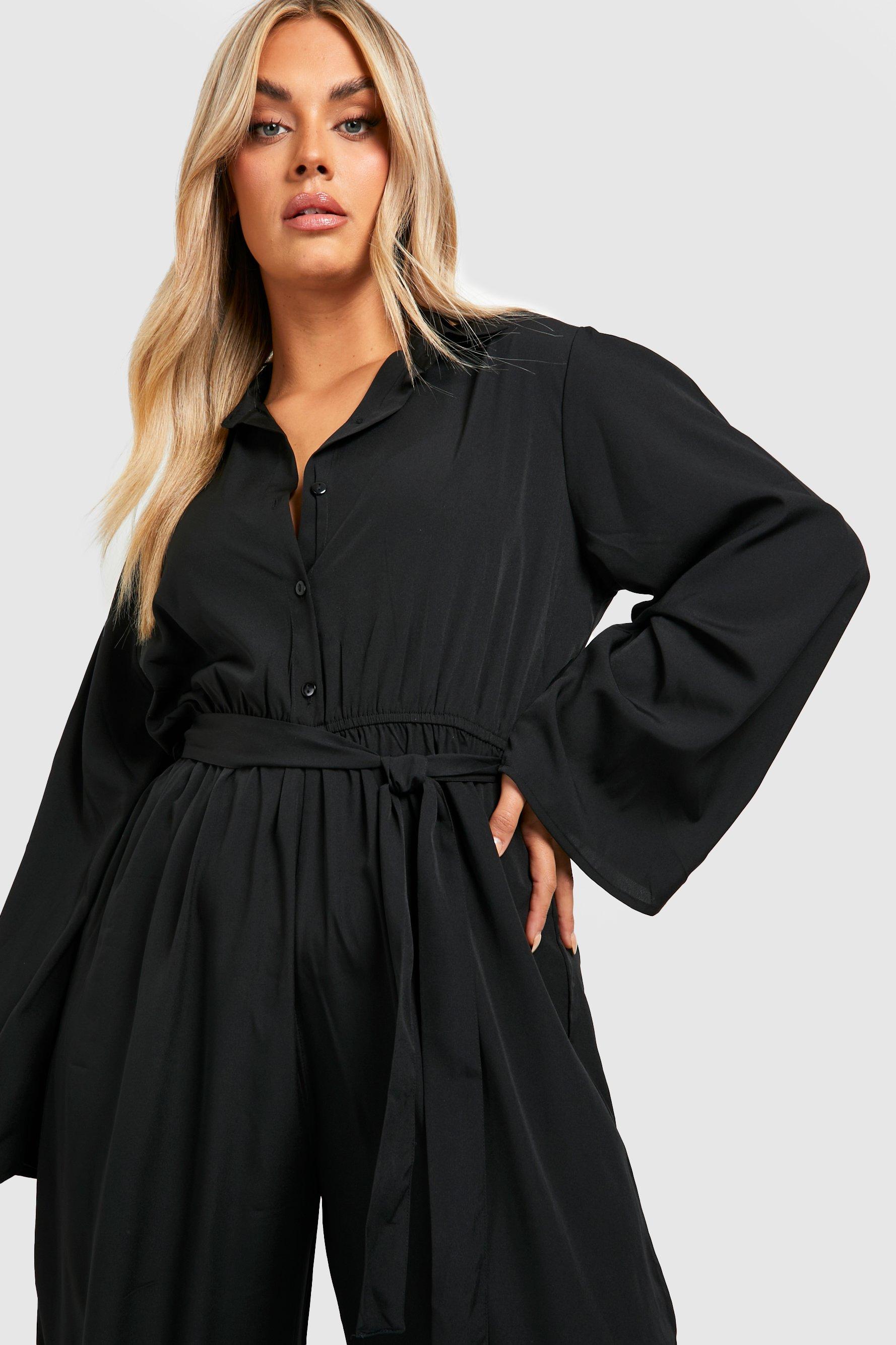 The Plus Shirt Jumpsuit