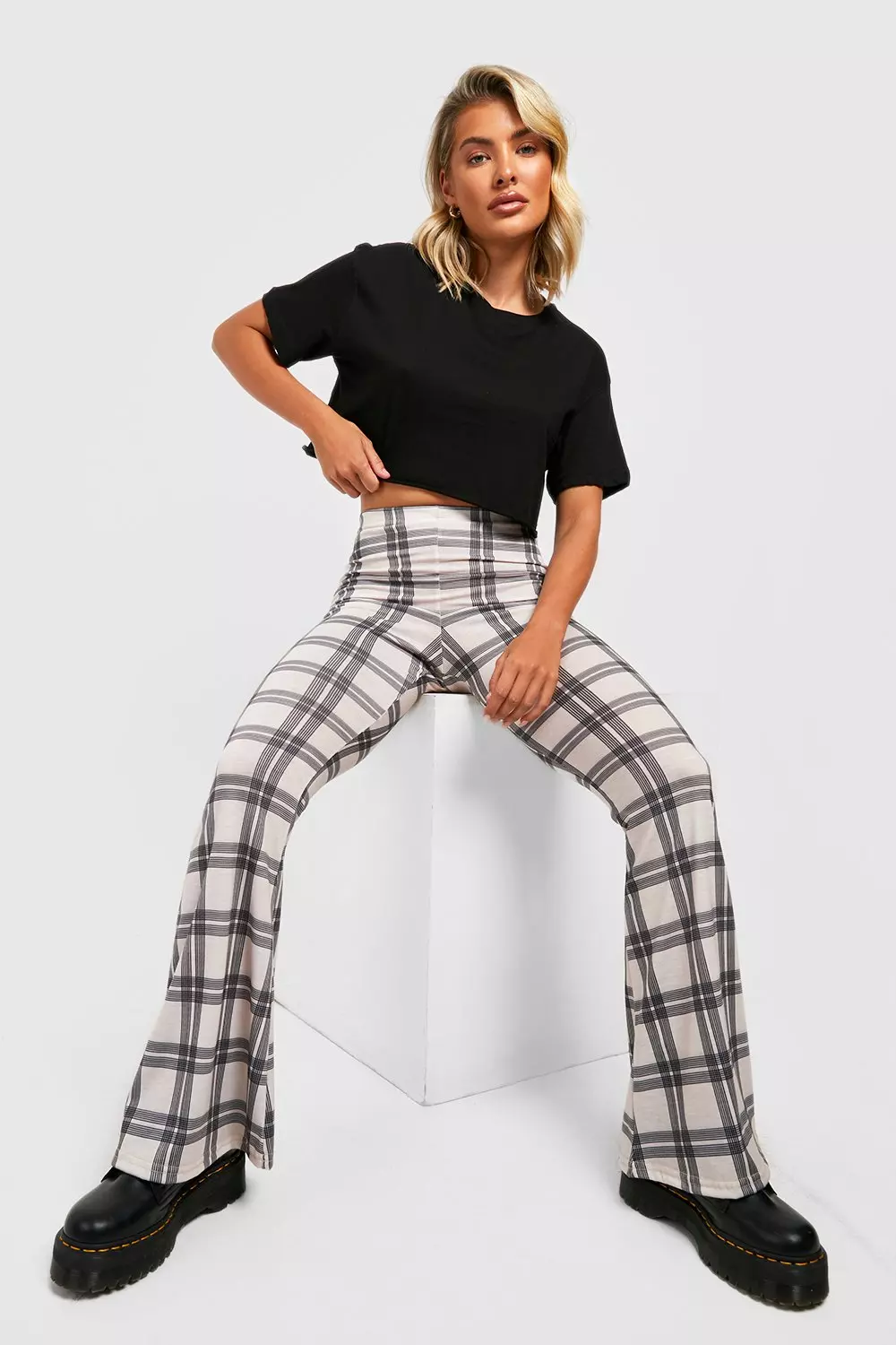 Tartan 2024 flared trousers