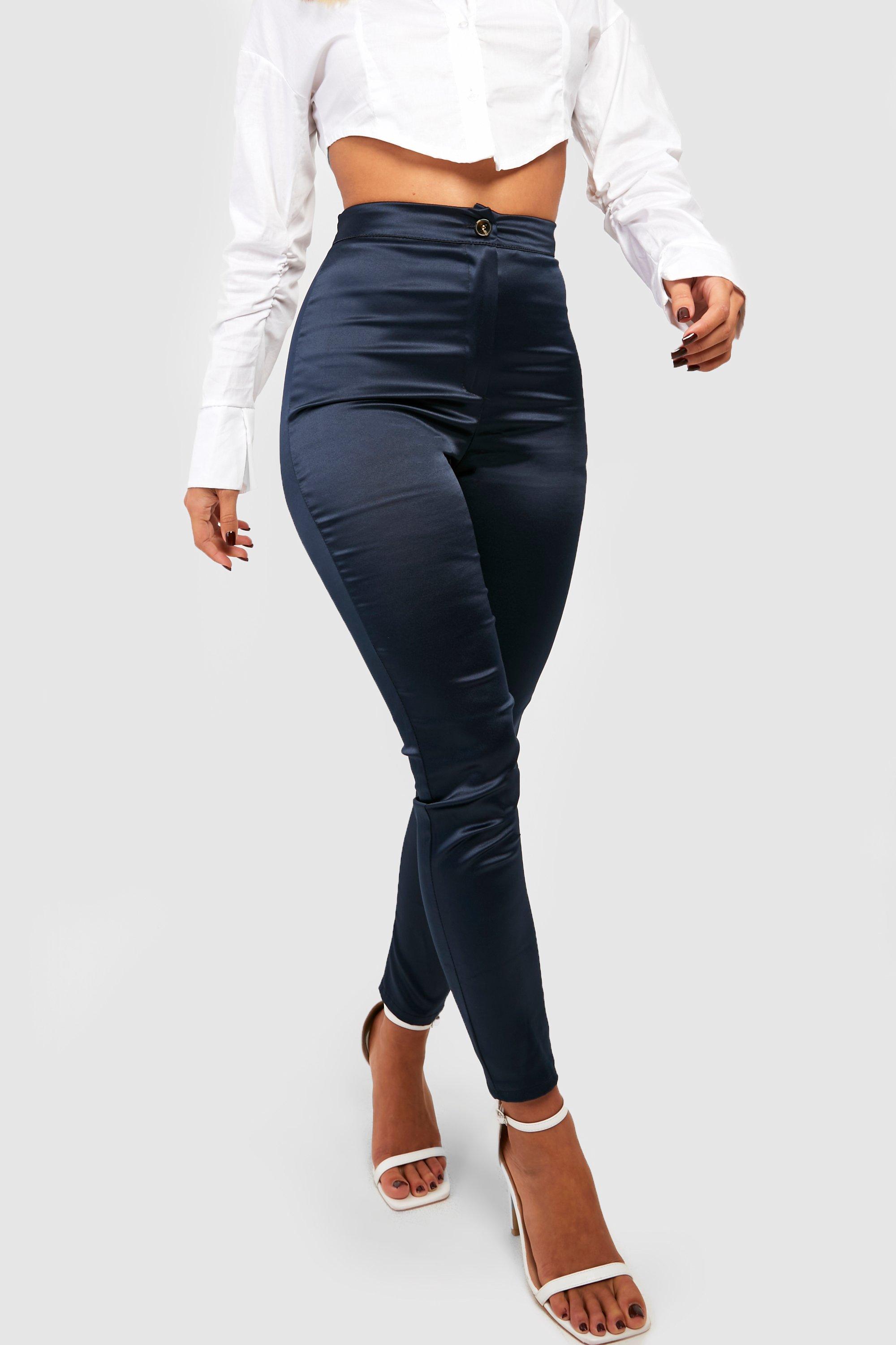 HMGYH satina high waisted leggings for women Split Hem Skinny Pants (Size :  M) : Buy Online at Best Price in KSA - Souq is now : Fashion