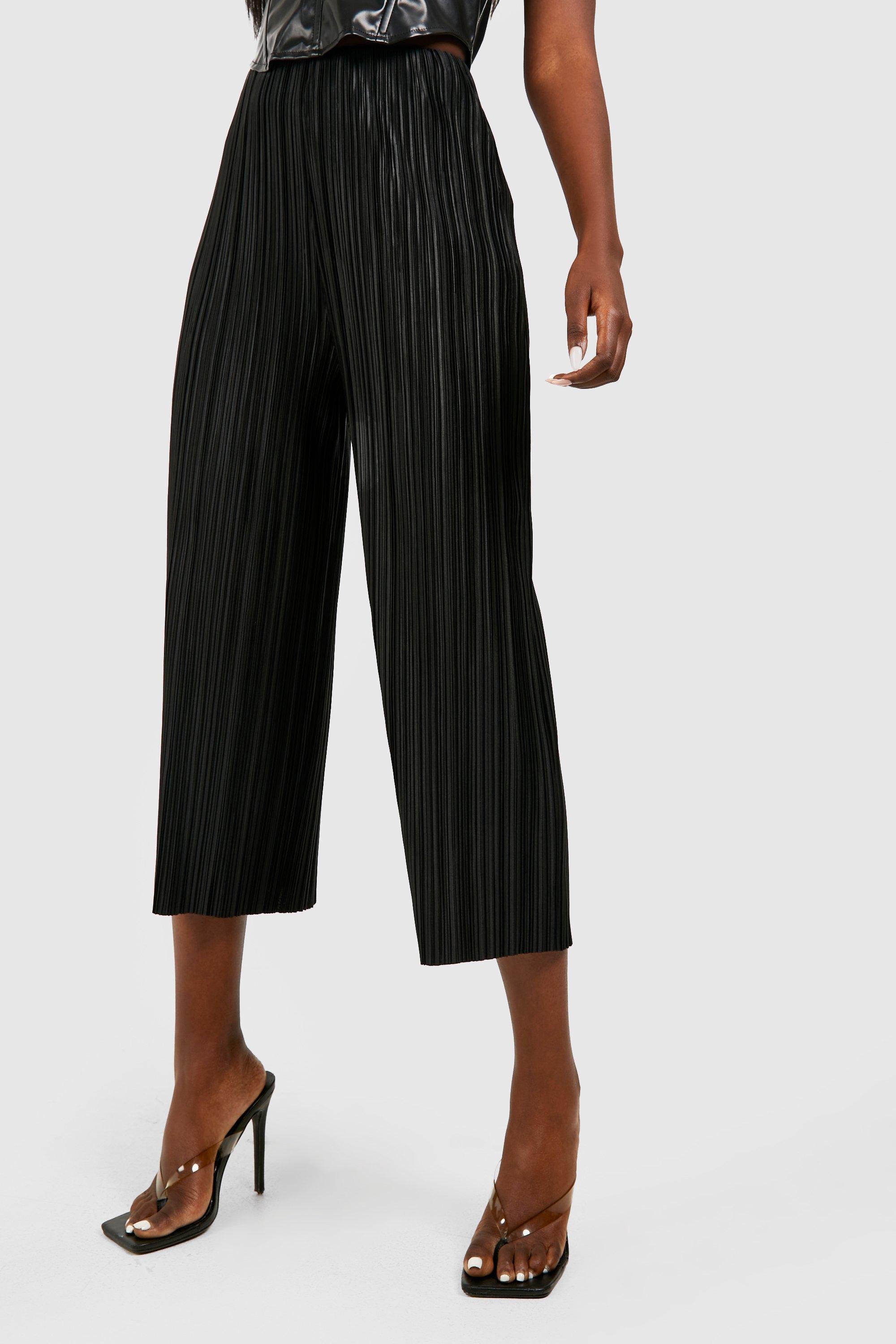 Plisse Culotte Trousers boohoo DK