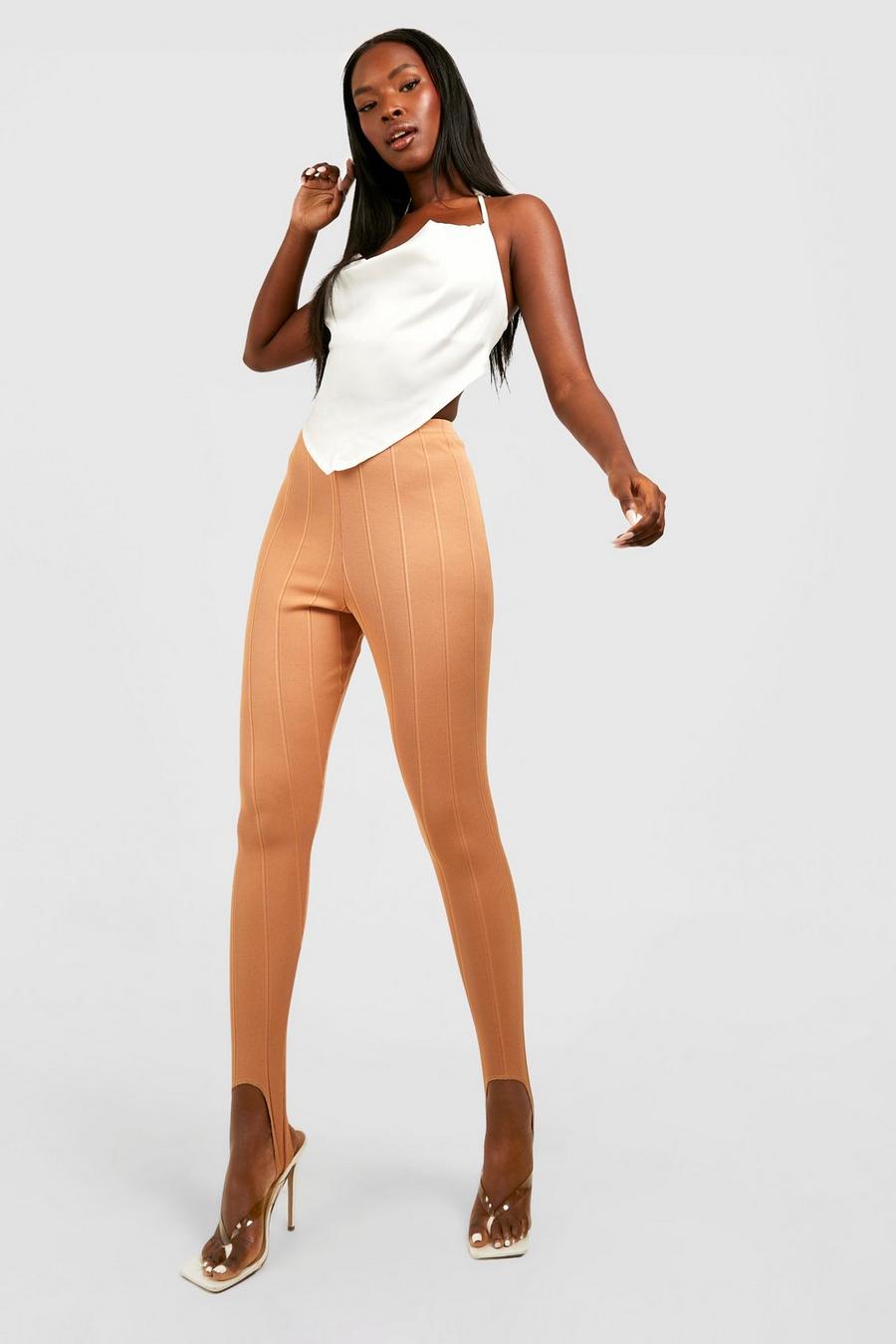 Ribbed leggings with stirrups – belle you