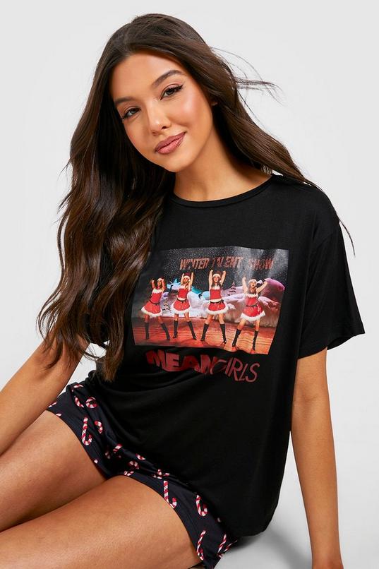 Mean Girls Christmas Graphic Pajama T-Shirt & Short Set