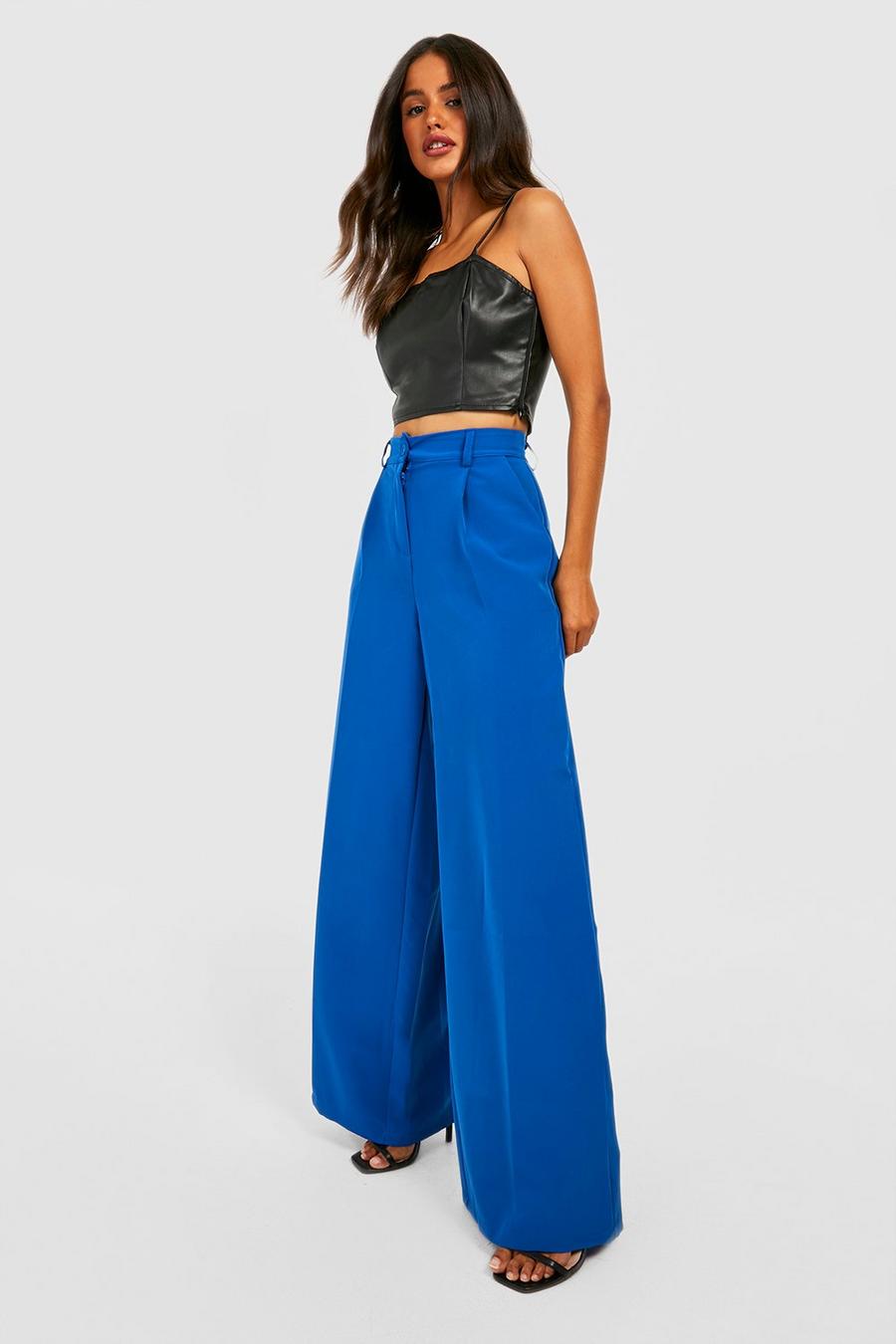 Cobalt Tailored Wide Leg Trousers  image number 1