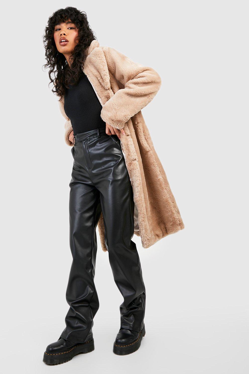 Faux Fur Textured Short Coat