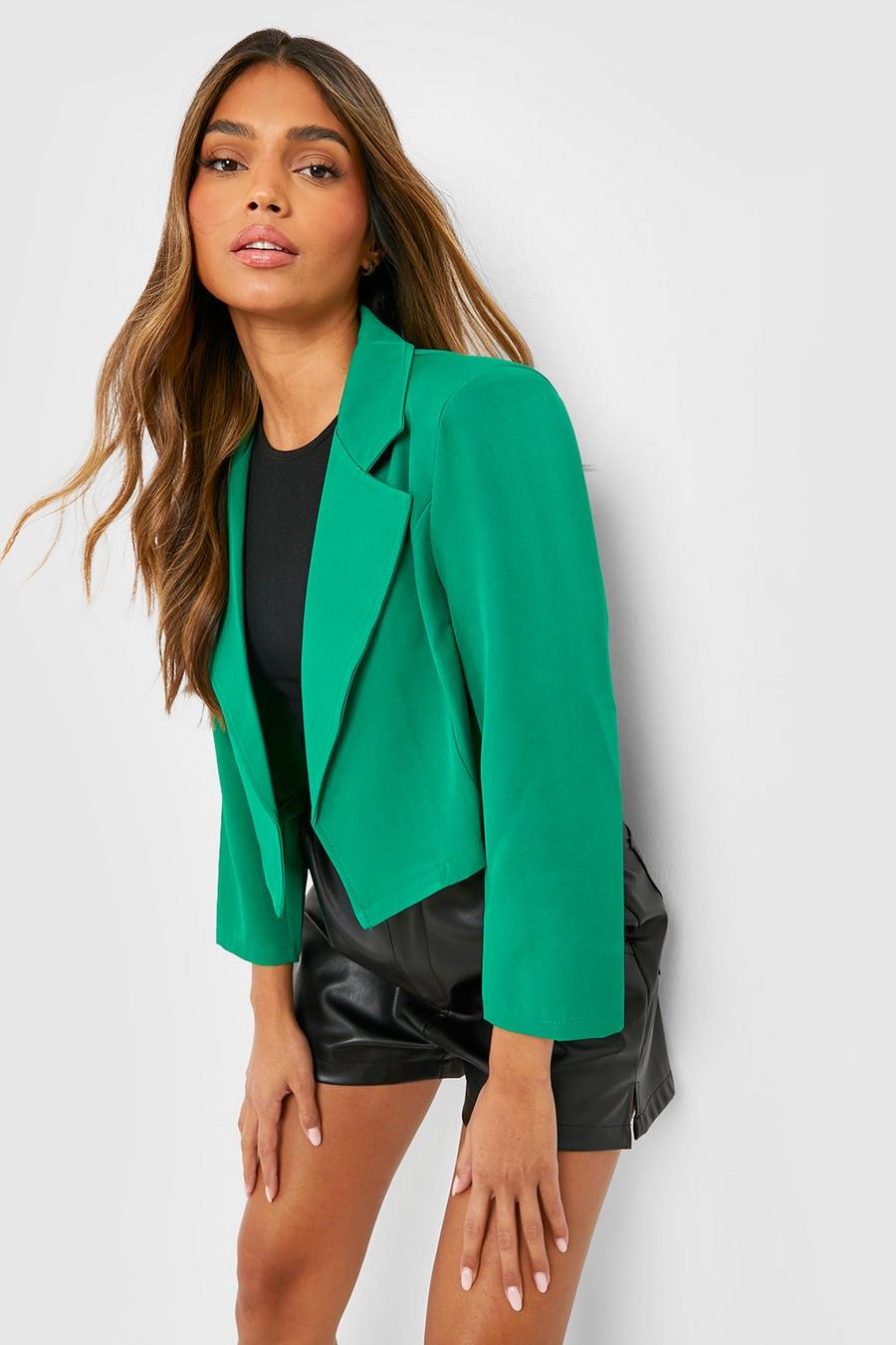 Blazer court ample, Bright green image number 1