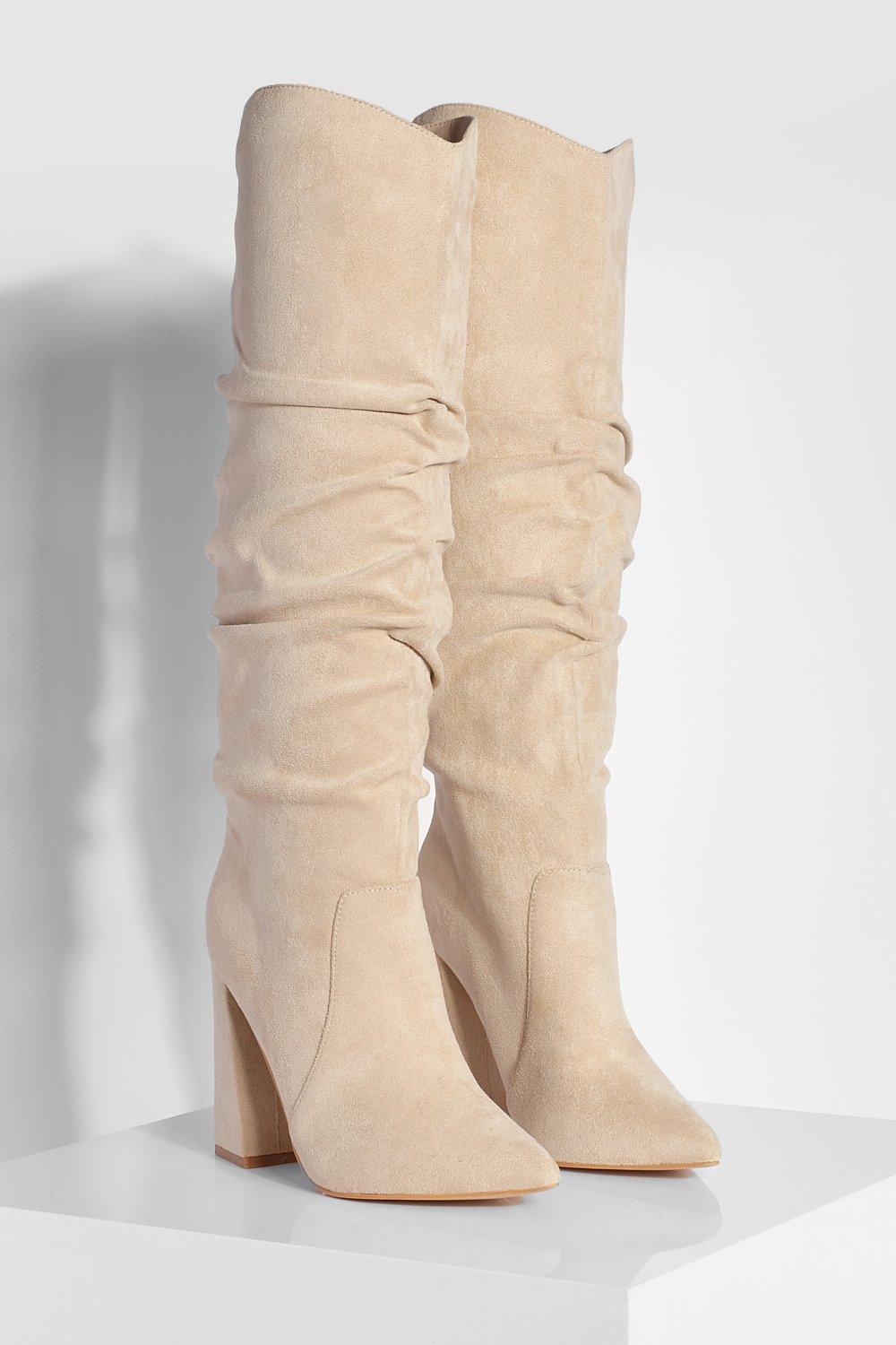 Knee high outlet pointed boots