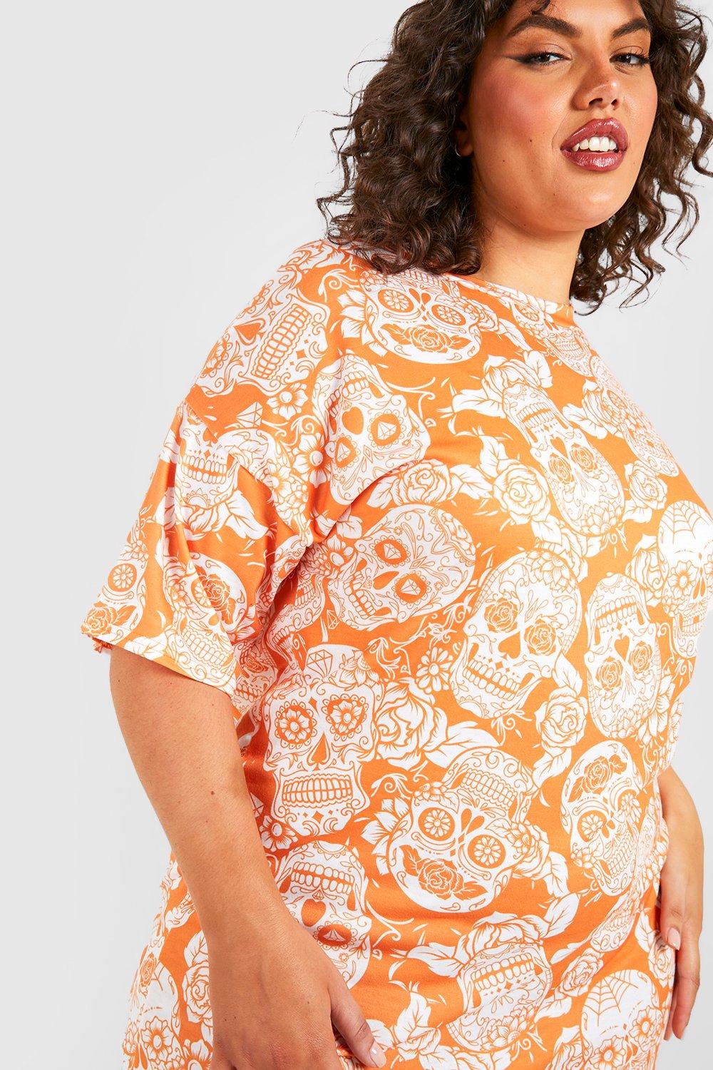 Plus size clearance halloween tops uk