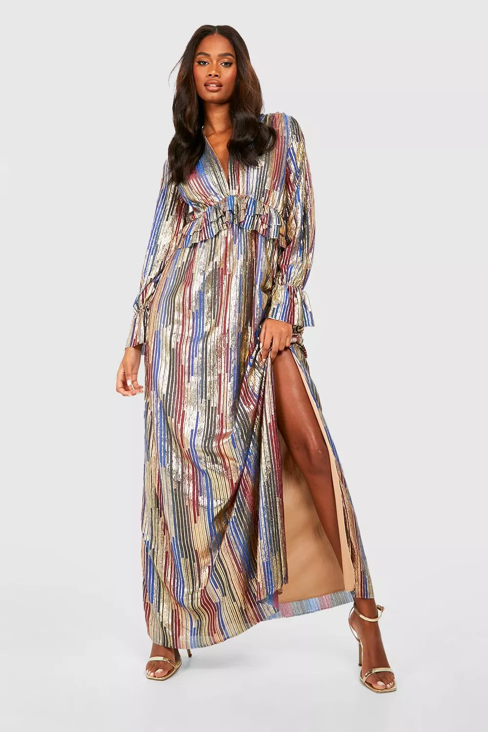 Rainbow on sale dress maxi