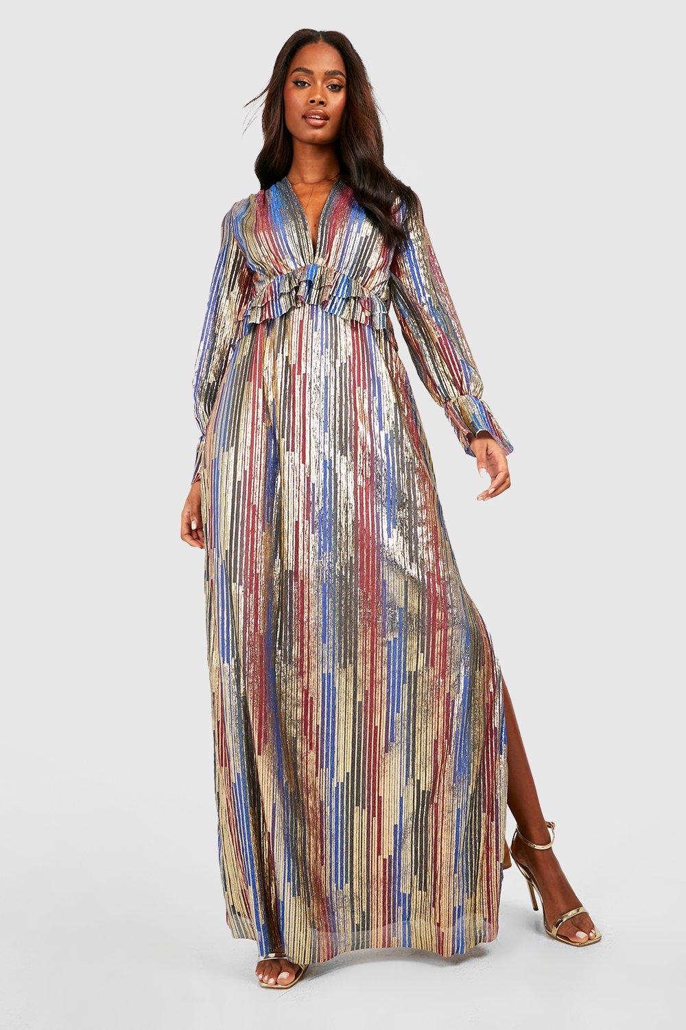 Maxi on sale rainbow dress