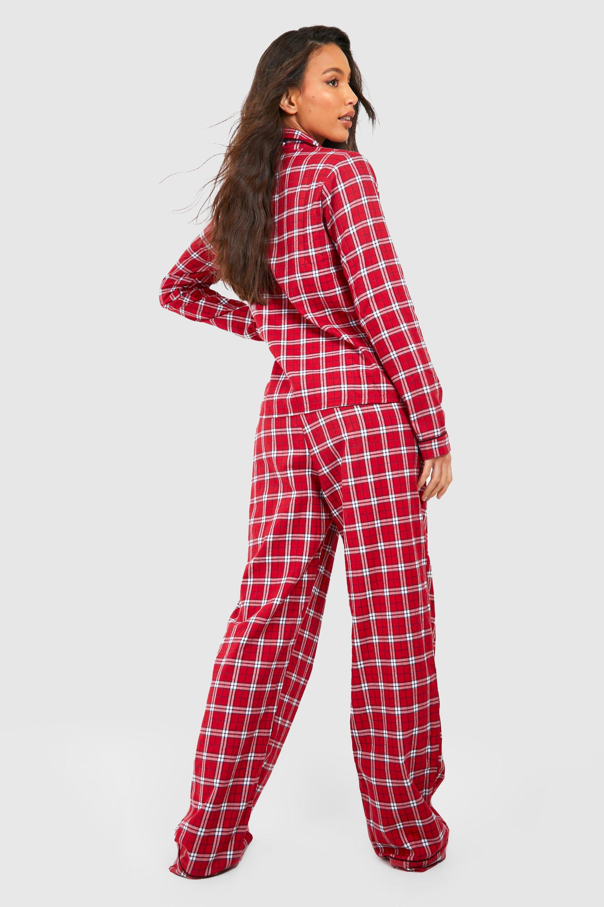 Womens flannel shop christmas pajamas