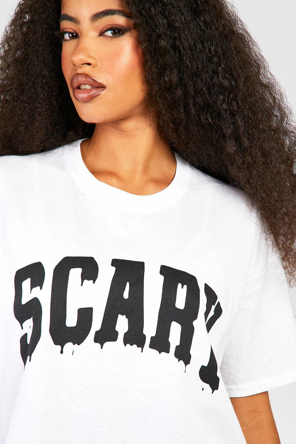 Oversized white shirt clearance halloween