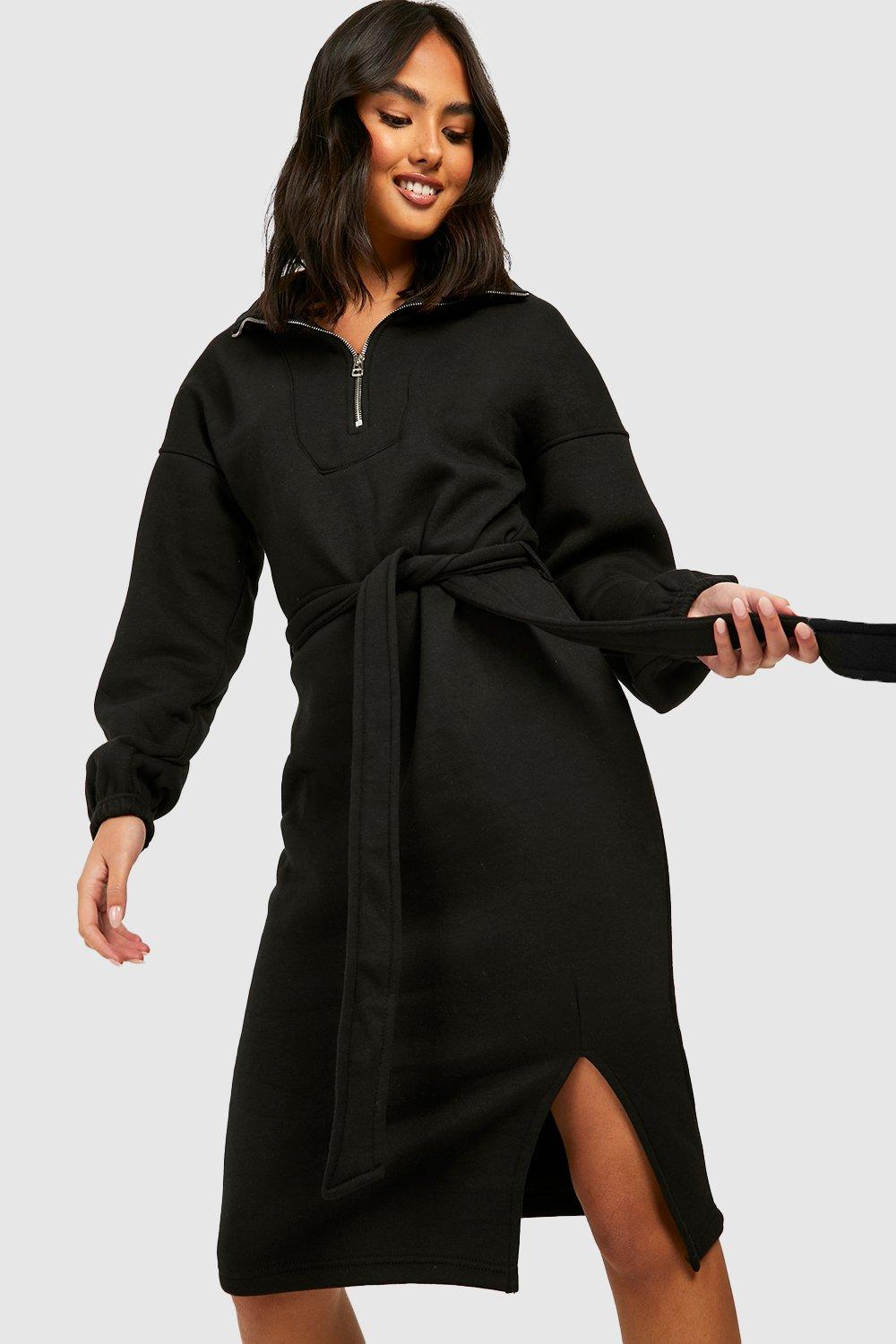 Zip 2025 sweatshirt dress