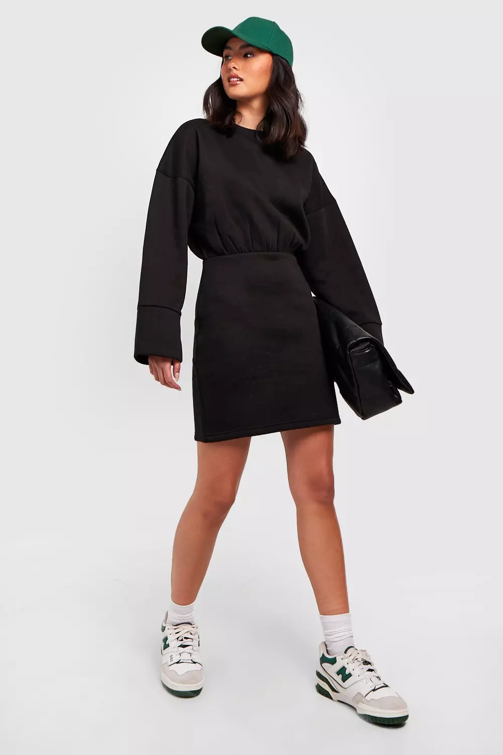 Mini sweatshirt clearance dress