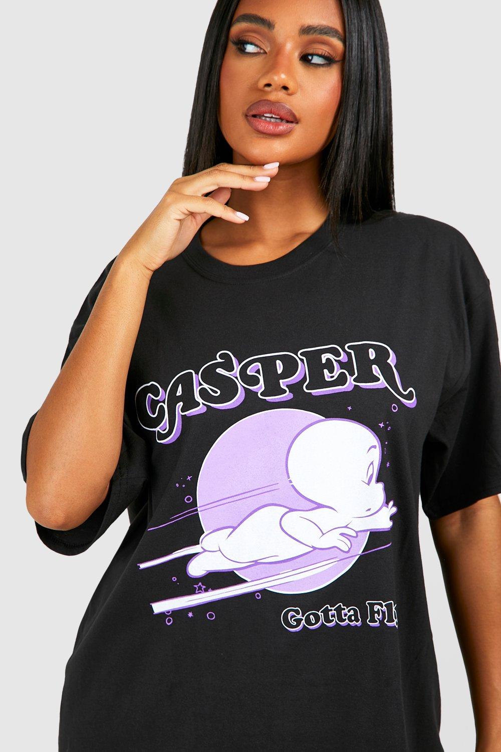BoohooMAN Oversized Casper Halloween License T-shirt in Blue for Men
