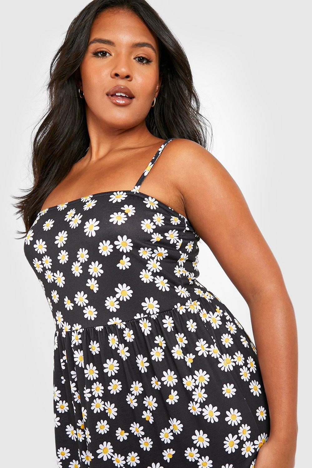 Plus size shop sunflower maxi dress