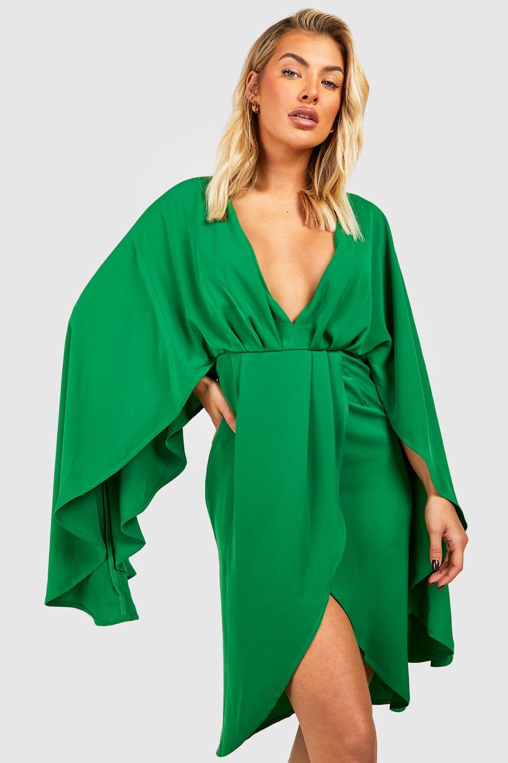 Boohoo emerald outlet green dress