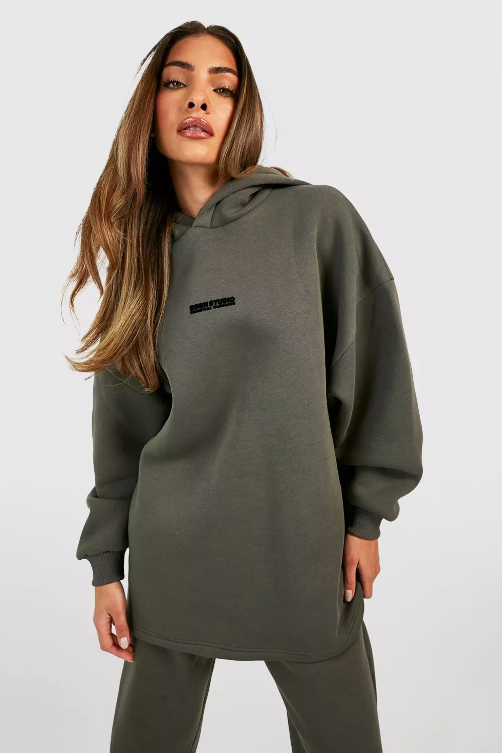 Oversized hot sale longline hoodie