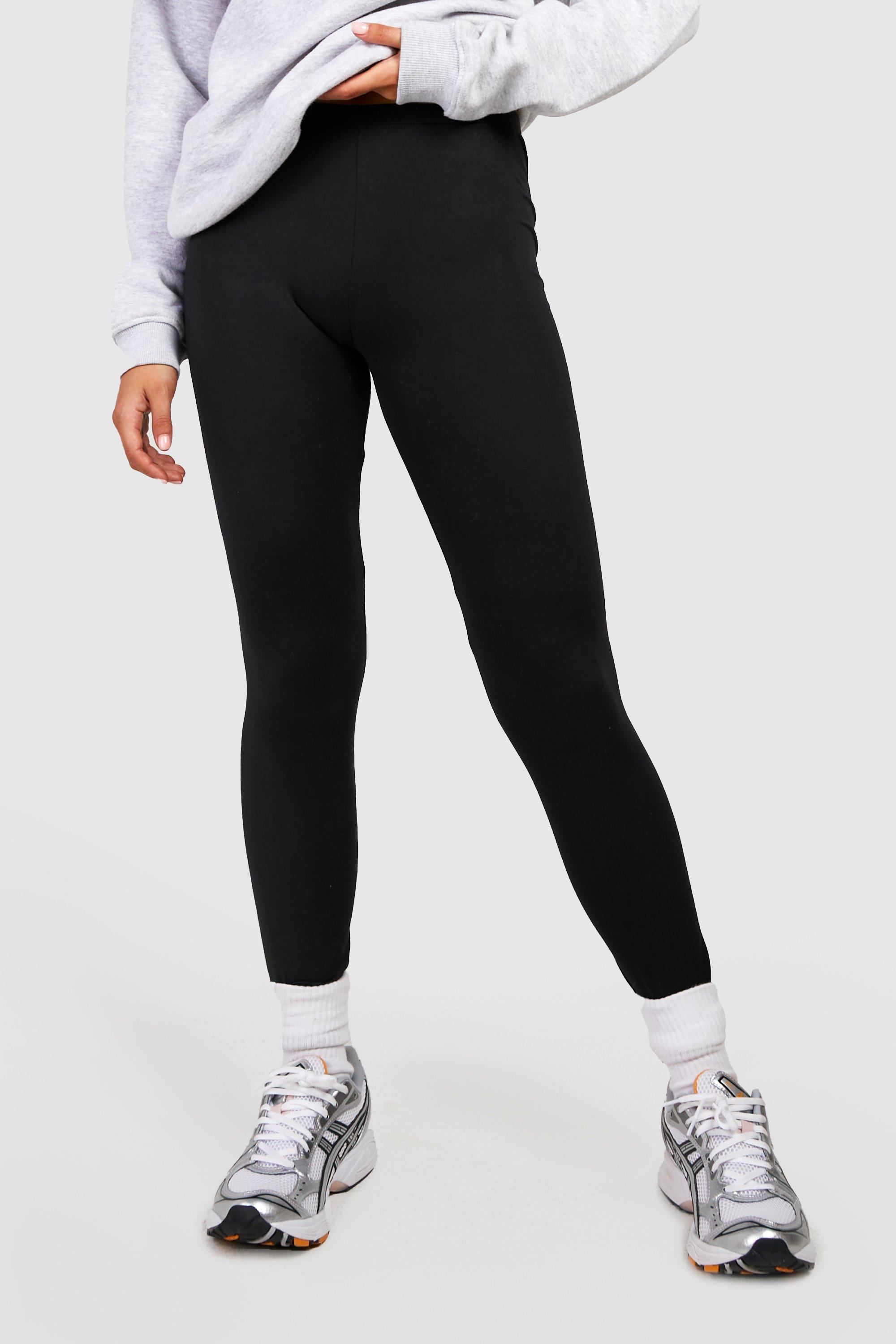 Basics 2 Pack High Waisted Core Jersey Knit Leggings