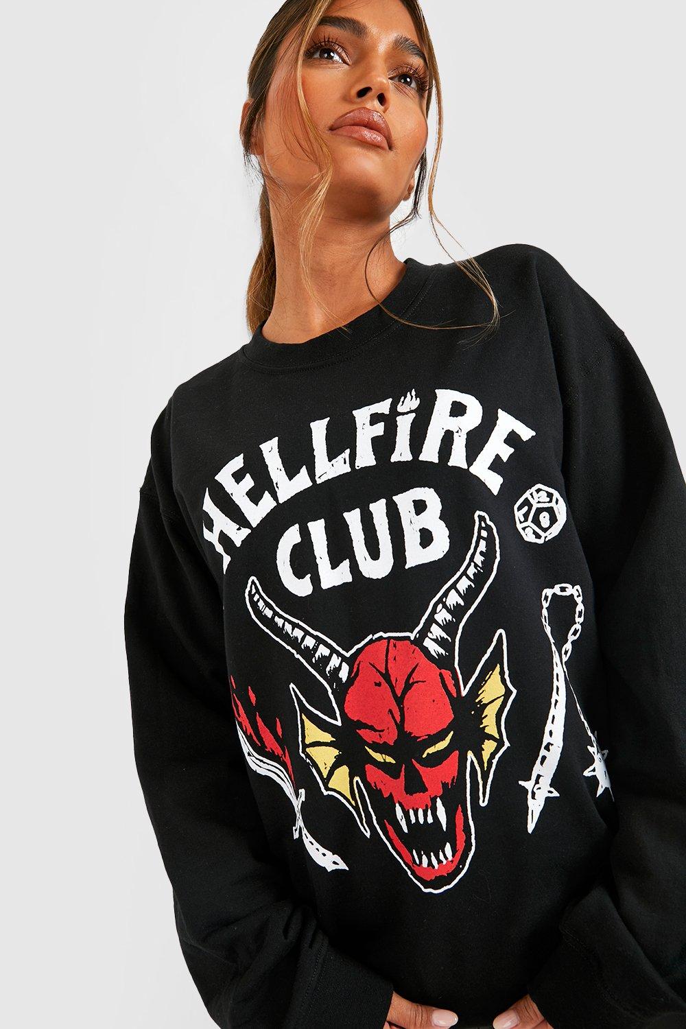 Stranger Things - Hellfire Club Girls Hoodie - Shirtstore