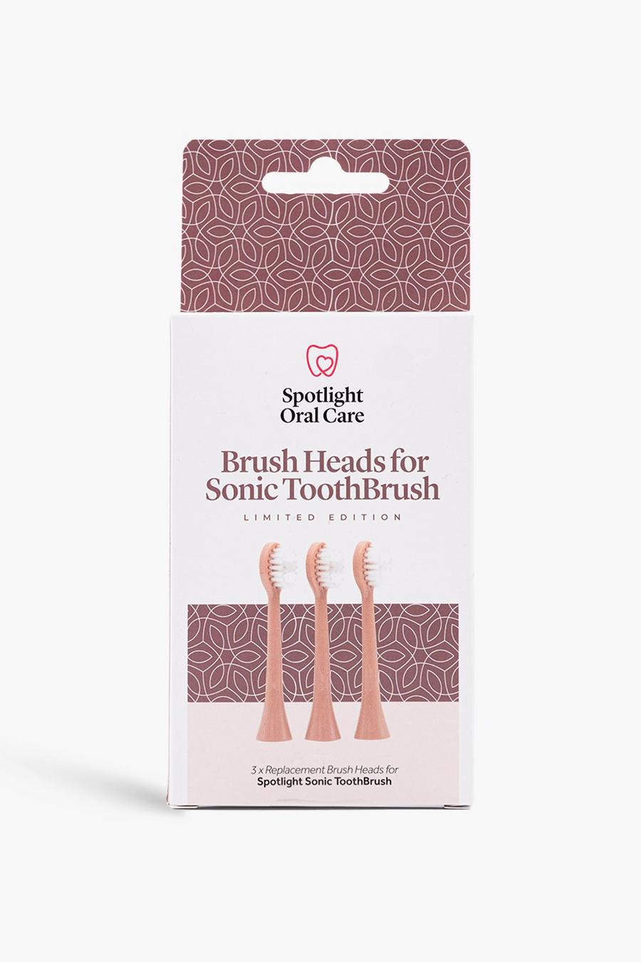 Spotlight Oral Care Sonic Head Replacements in Rose Gold image number 1