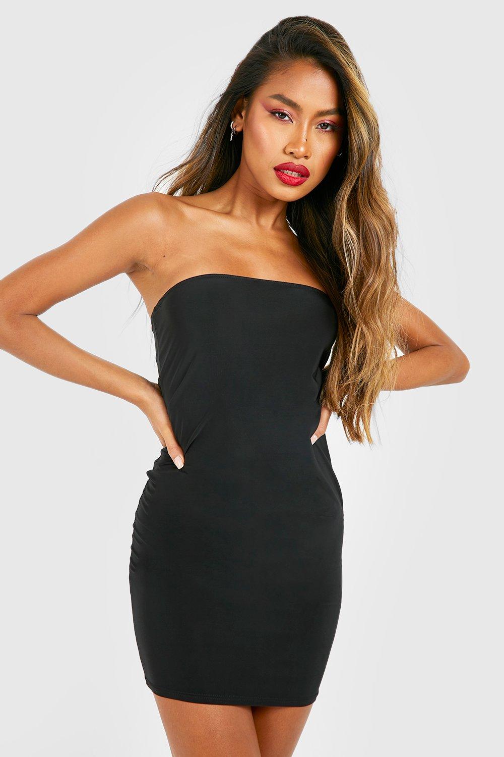 Boohoo black sale mini dress