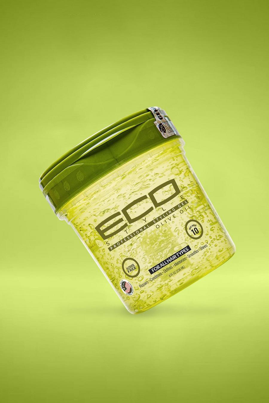Clear Ecostyle Olive Oil Styling Gel Green 473ml image number 1