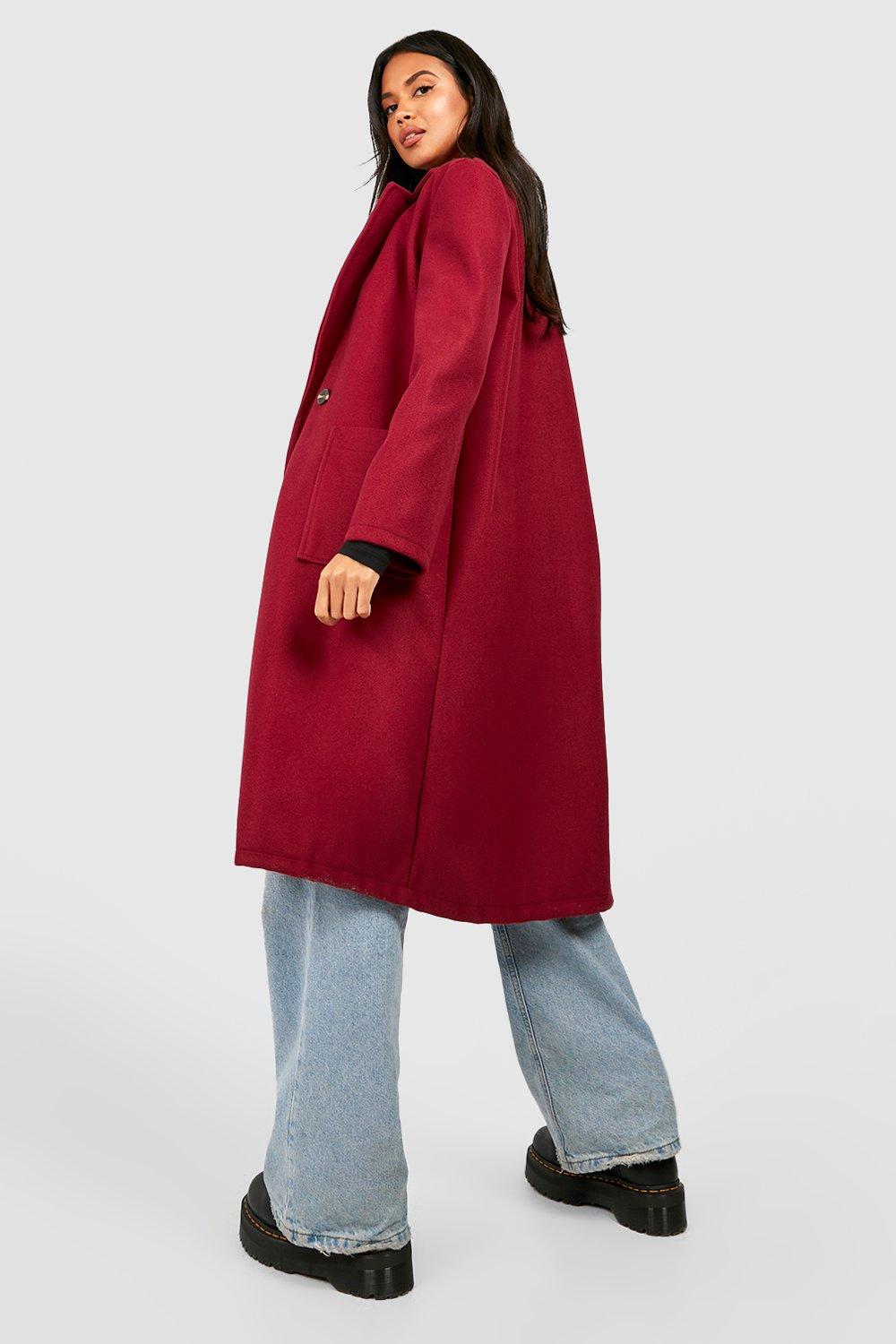 Structured wool coat outlet womens