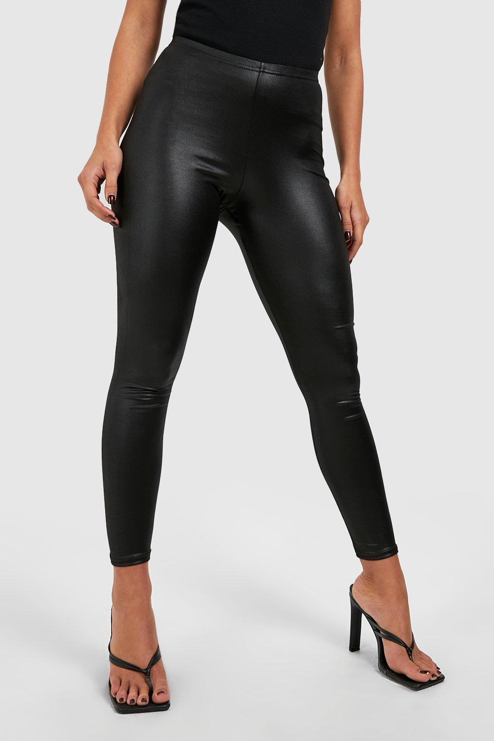 2 Pack High Waisted Shiny Leggings