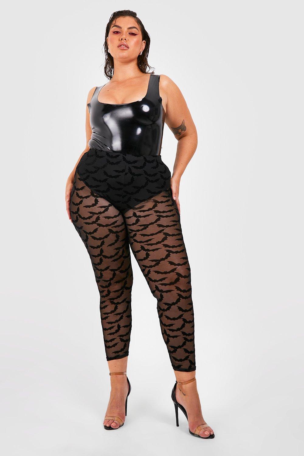 Boohoo hot sale mesh leggings