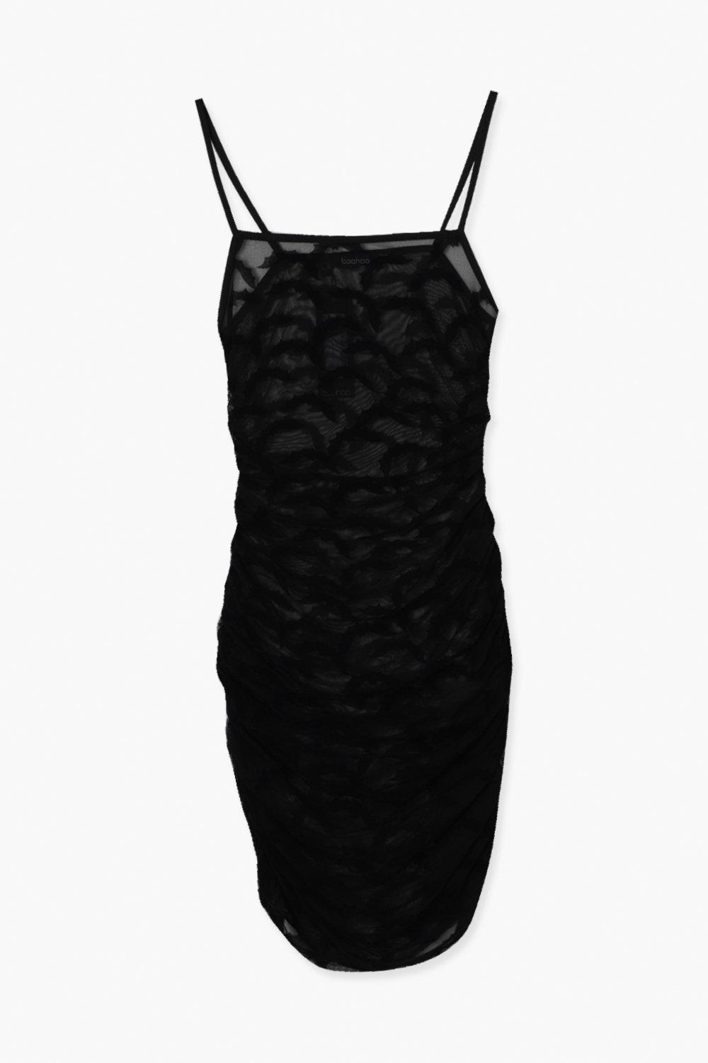 Boohoo black mini on sale dress