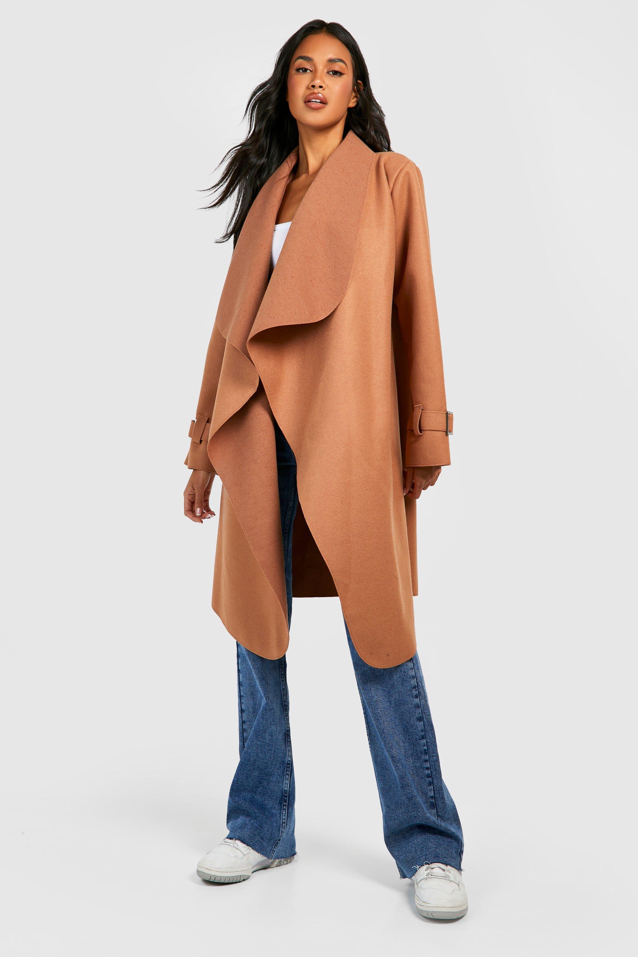 Long waterfall clearance coat