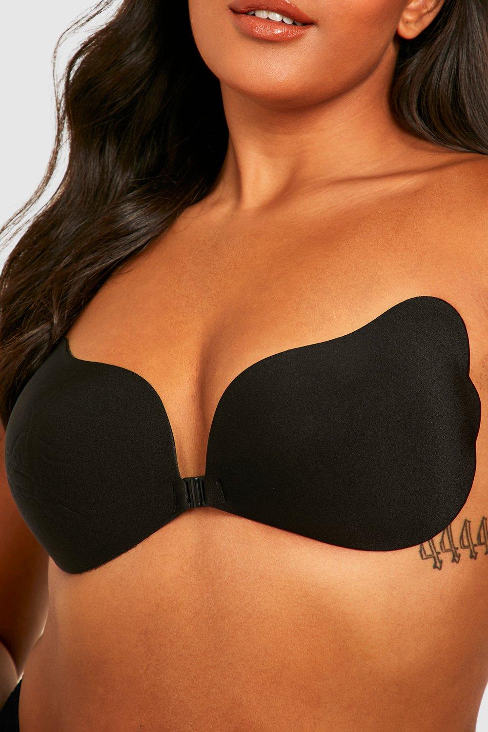 Womens Plus Size Backless Bra No Underwire Bandeau Push Up Strapless Bras  for Big Busted Women Full Support (Color : Black, Size : XL/X-Large) :  : Clothing, Shoes & Accessories