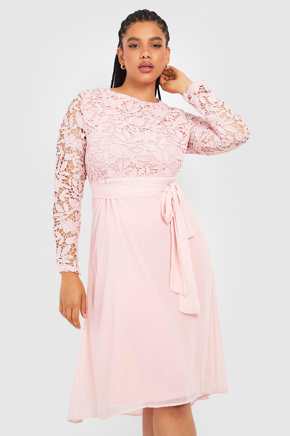 Boohoo exclusive outlet lace midi dress