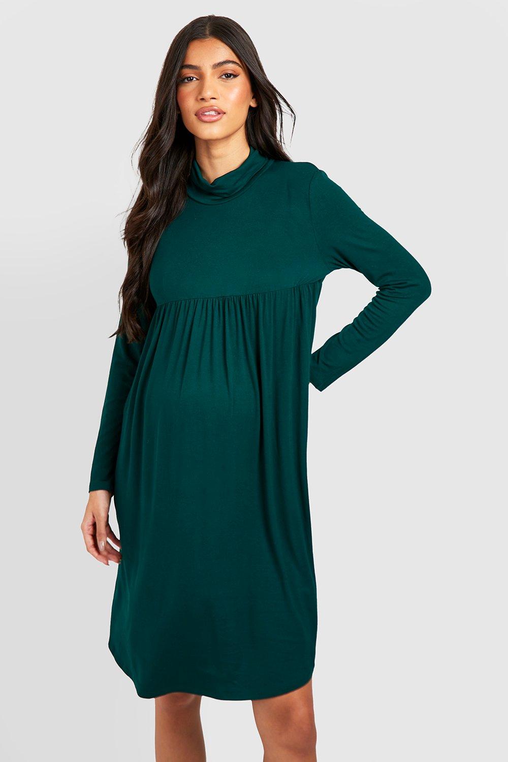 Black maternity turtleneck dress sales