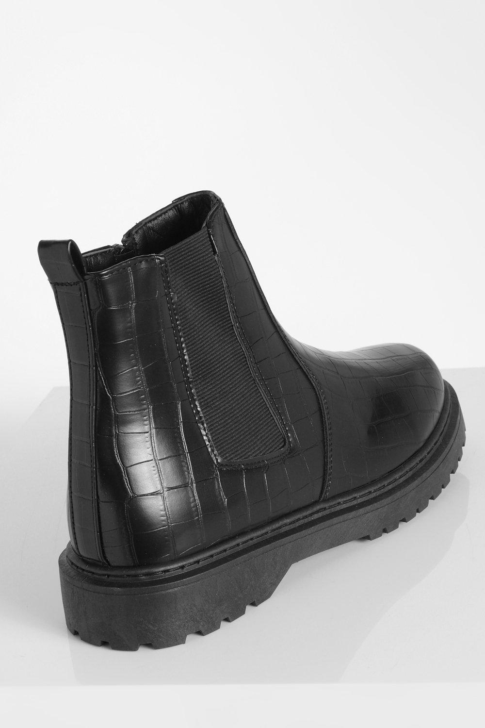 Mens wide chelsea on sale boots