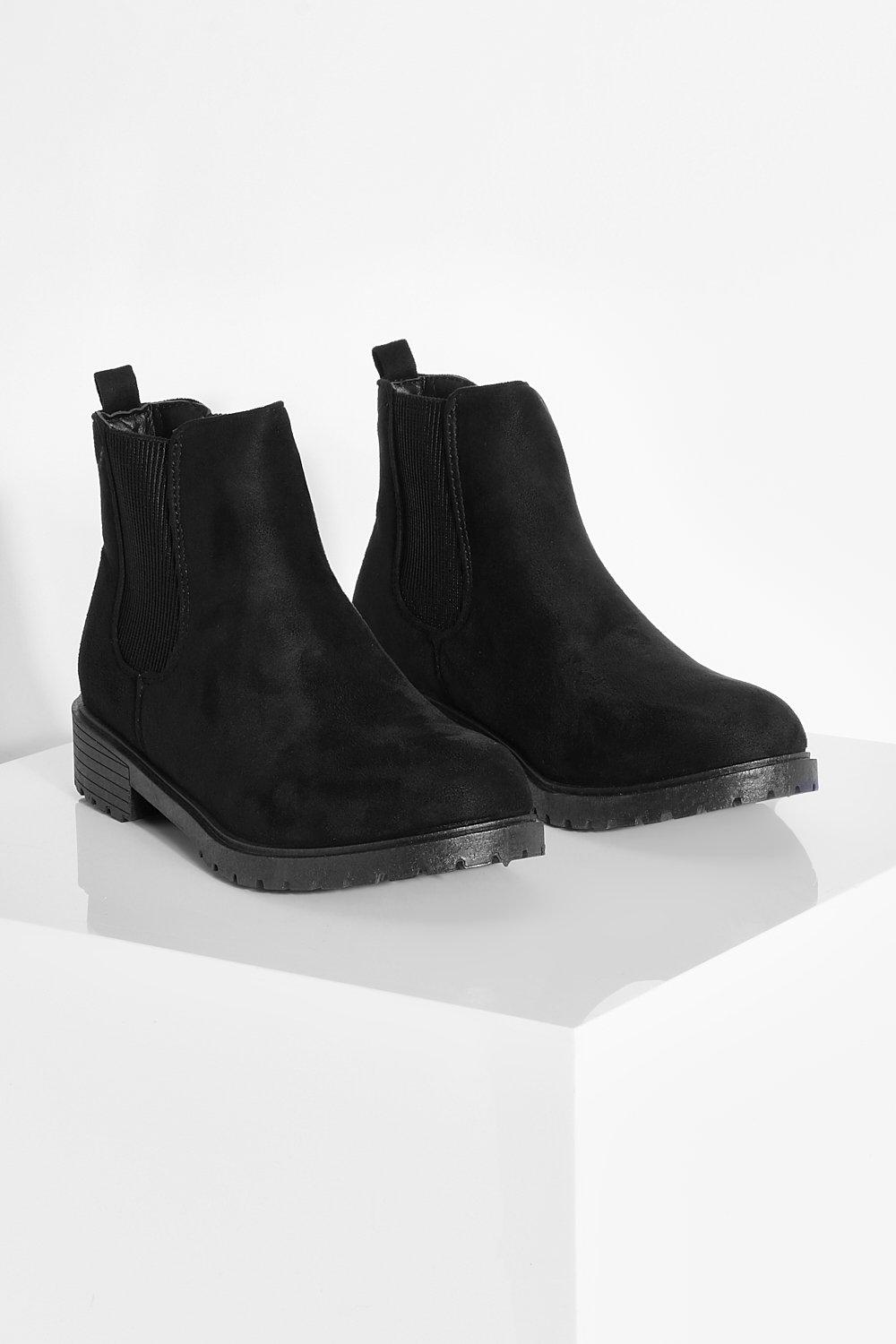 Boohoo flat store chelsea boot