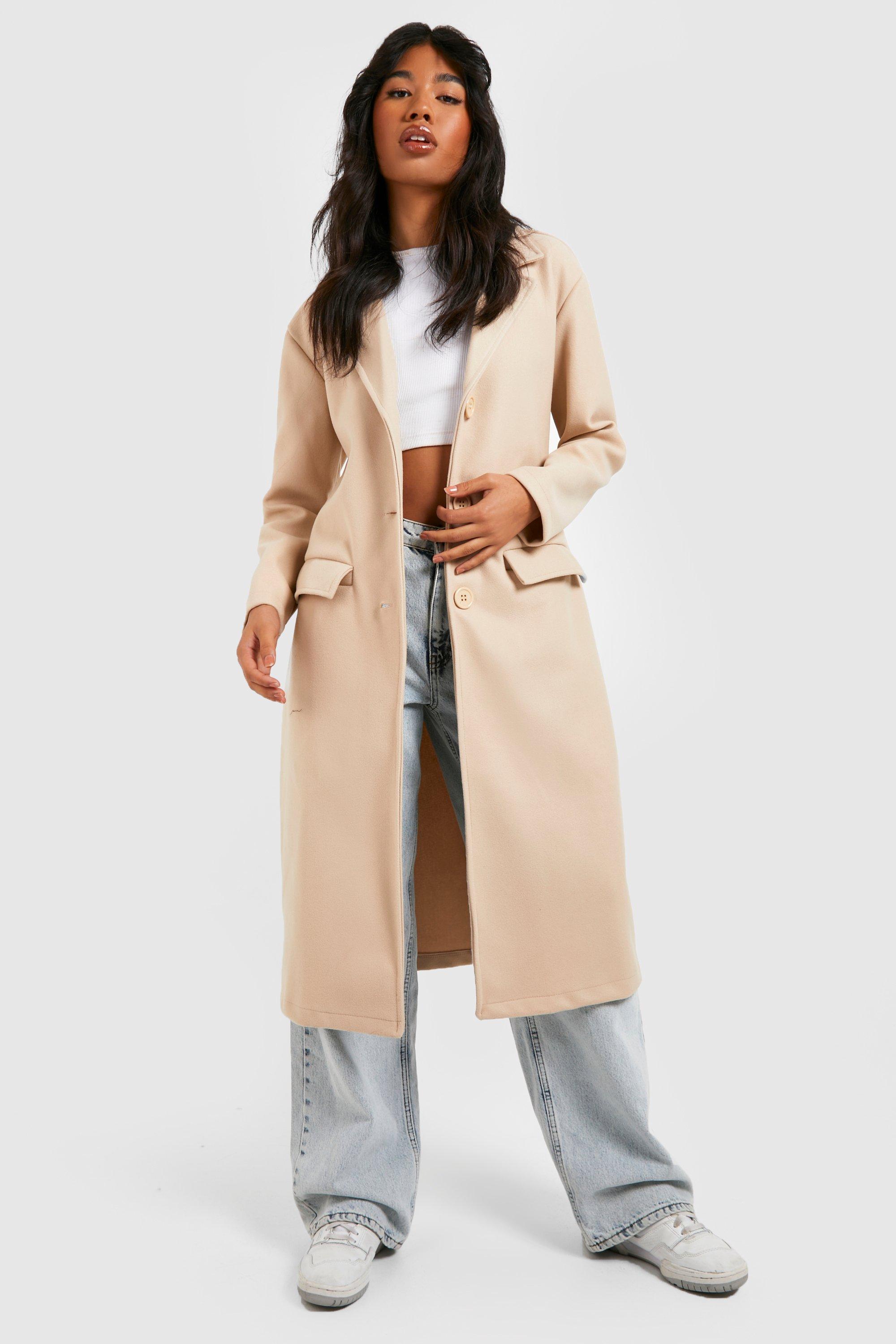 Manteau beige outlet cintré