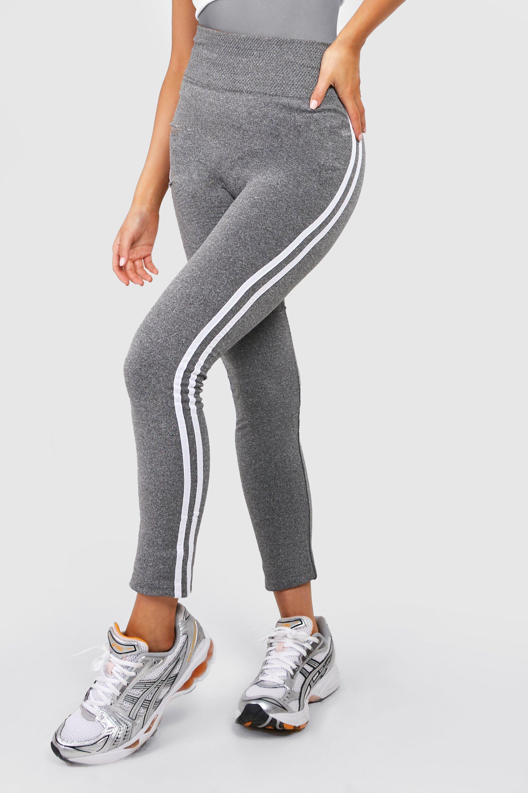 Boohoo Cotton Rib Ankle Grazer Legging in White