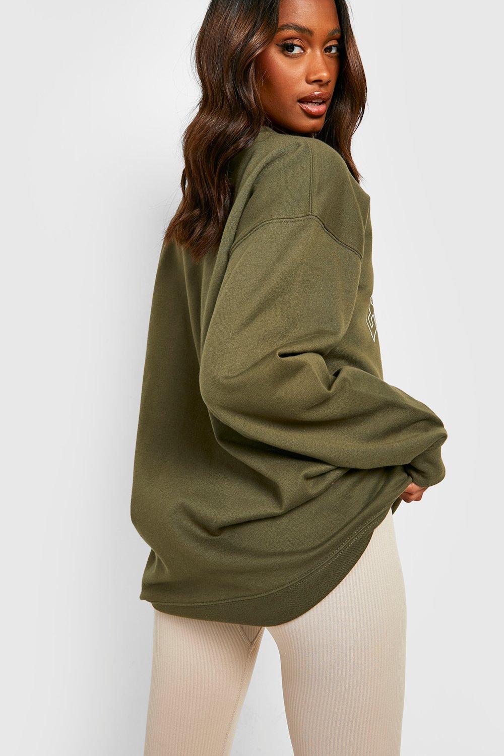 Olive clearance oversized sweater